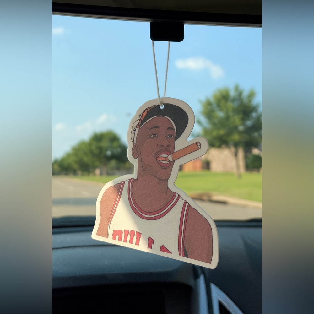 Micheal Jordan Strawberry Car Freshener - Picture 1 of 4